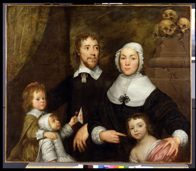 Portrait of a Family, Probably that of Richard Streatfeild by William Dobson